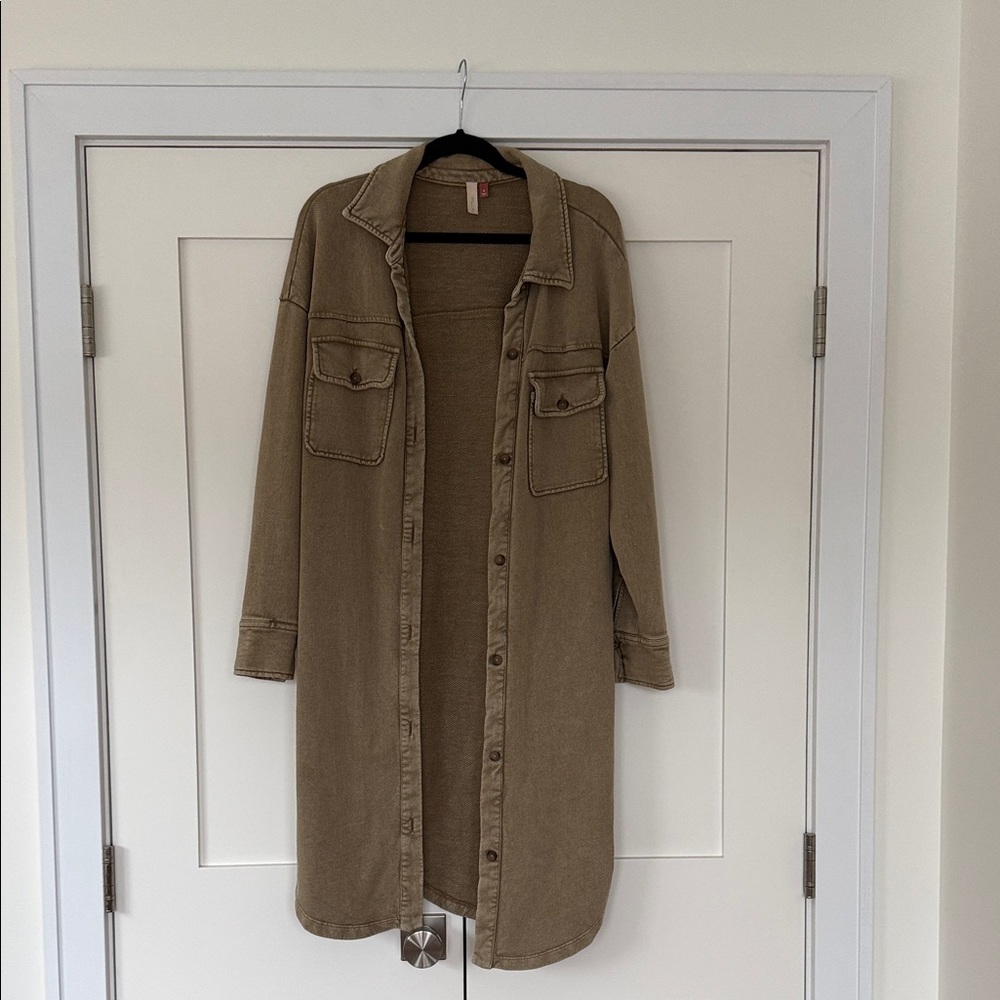 Pilcro/Anthropologie Shacket Duster